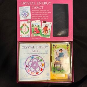 Crystal Energy Tarot Kit — 78 Cards + 64-Page Guidebook, Missing‎ the Crystals